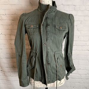 Candies Green Military Utility Jacket